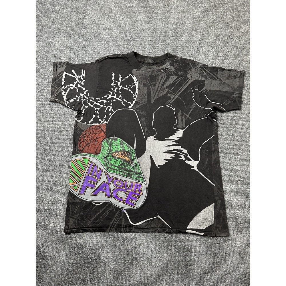Mens Dan Gilbert In Your Face Basketball T-Shirt 1990s, Size XL